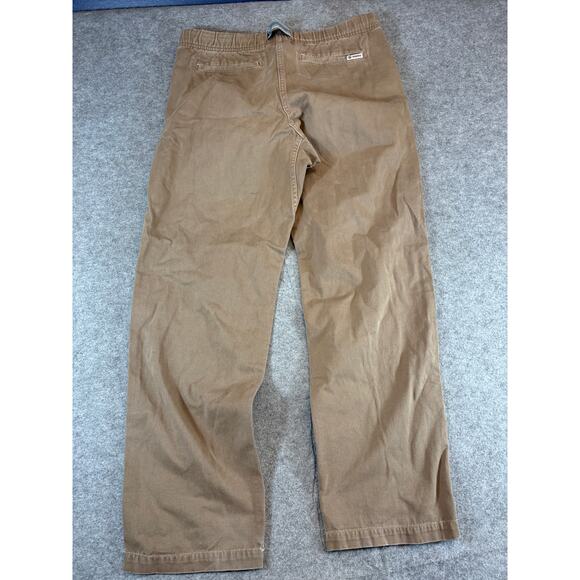 VTG Gramicci G Pants Mens Medium Khaki Workwear Belted Climbing Hiking Outdoor - Picture 5 of 10